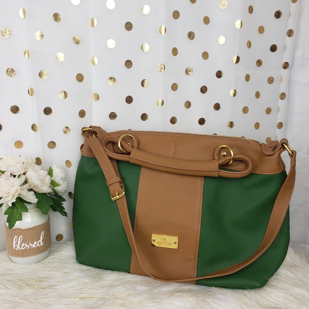 Joy Mangano Colorblock Weekend Duffle Bag